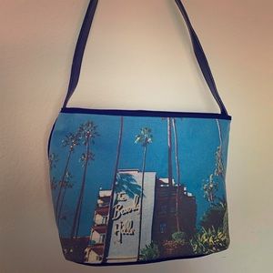 The Beverly Hills Hotel Purse Print Rhinestones